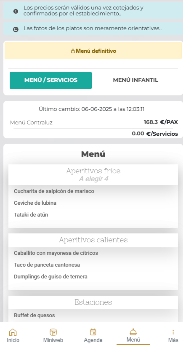 Captura pantalla Gestión Comercial