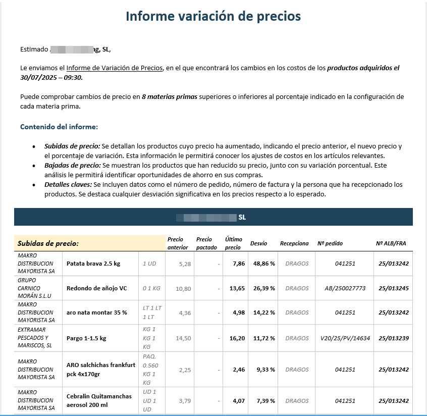 Captura pantalla Gestión Comercial